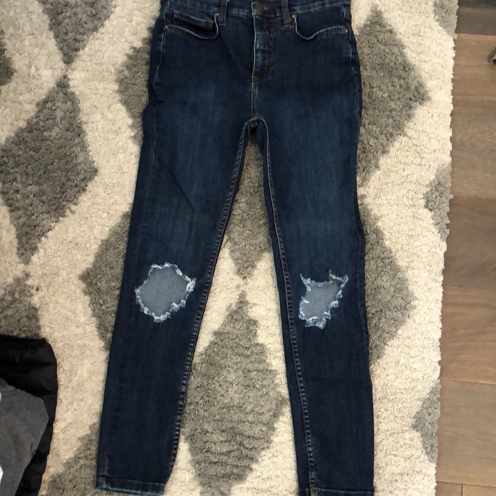 Free people ripped jeans